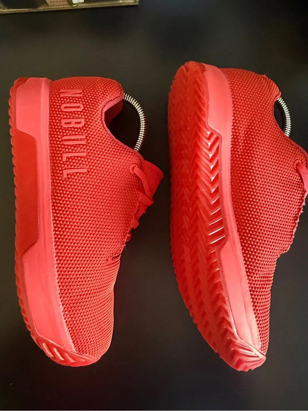 NOBULL Unisex Red Mesh Training Sneakers